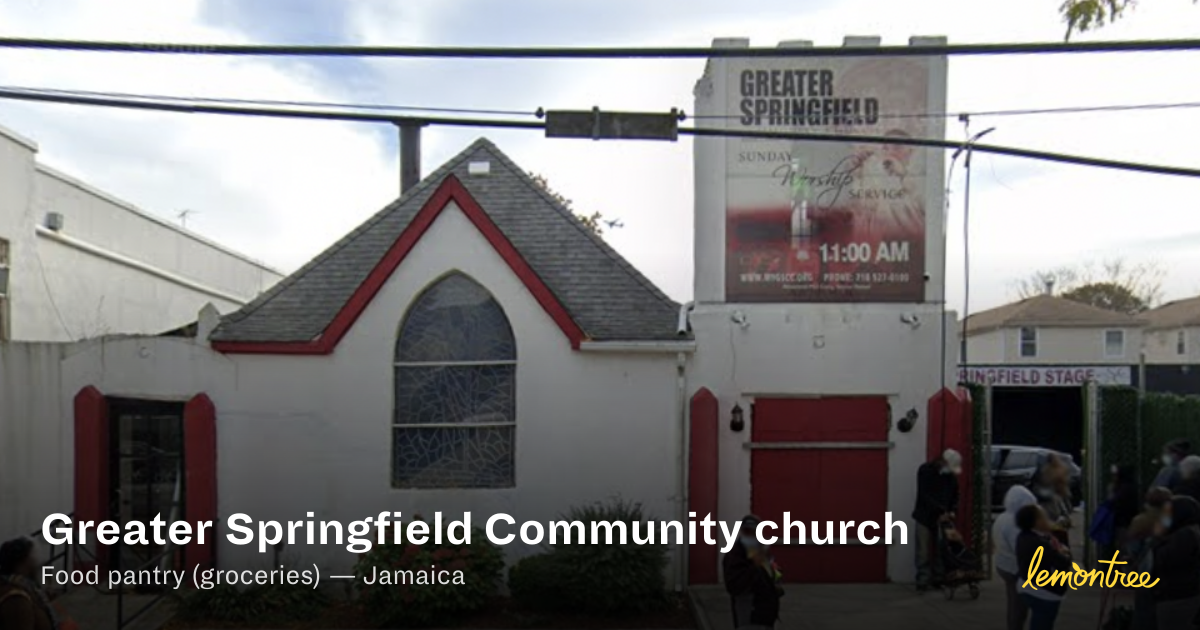 Greater Springfield Community church — Lemontree
