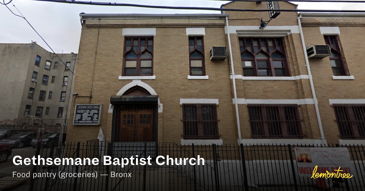 Gethsemane Baptist Church — Lemontree