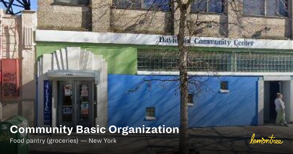 Community Basic Organization — Lemontree