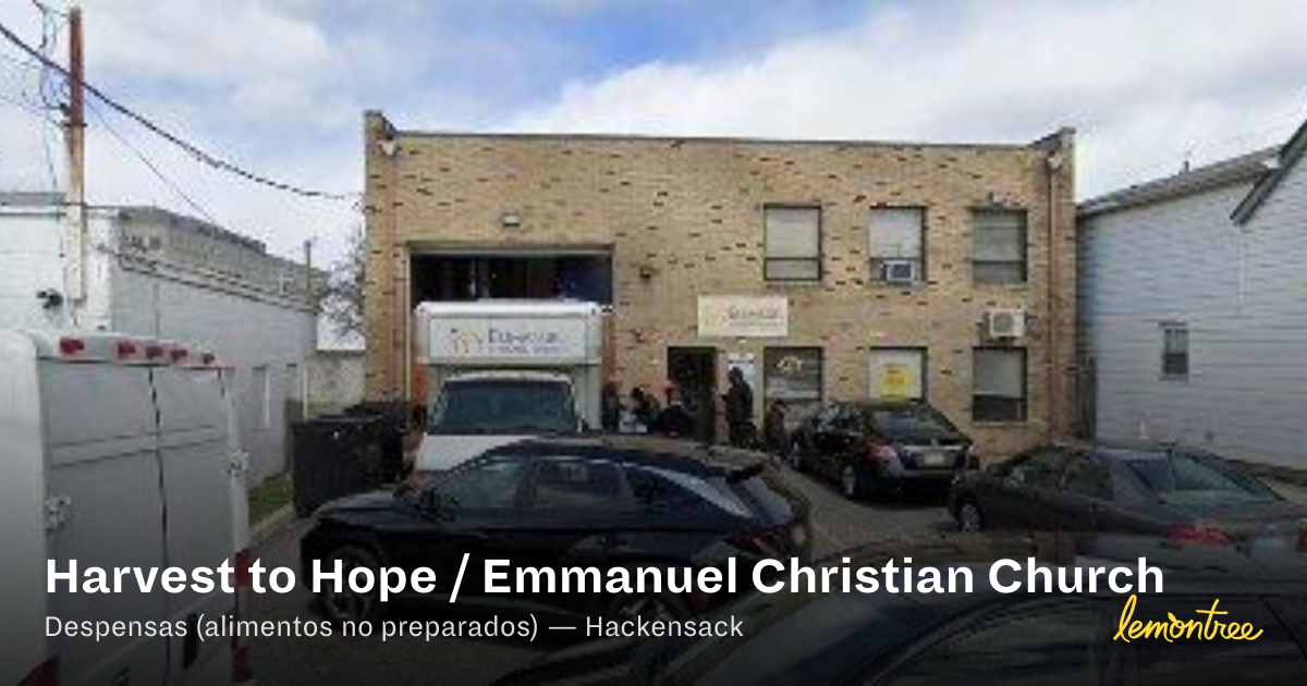 Harvest to Hope / Emmanuel Christian Church — Lemontree
