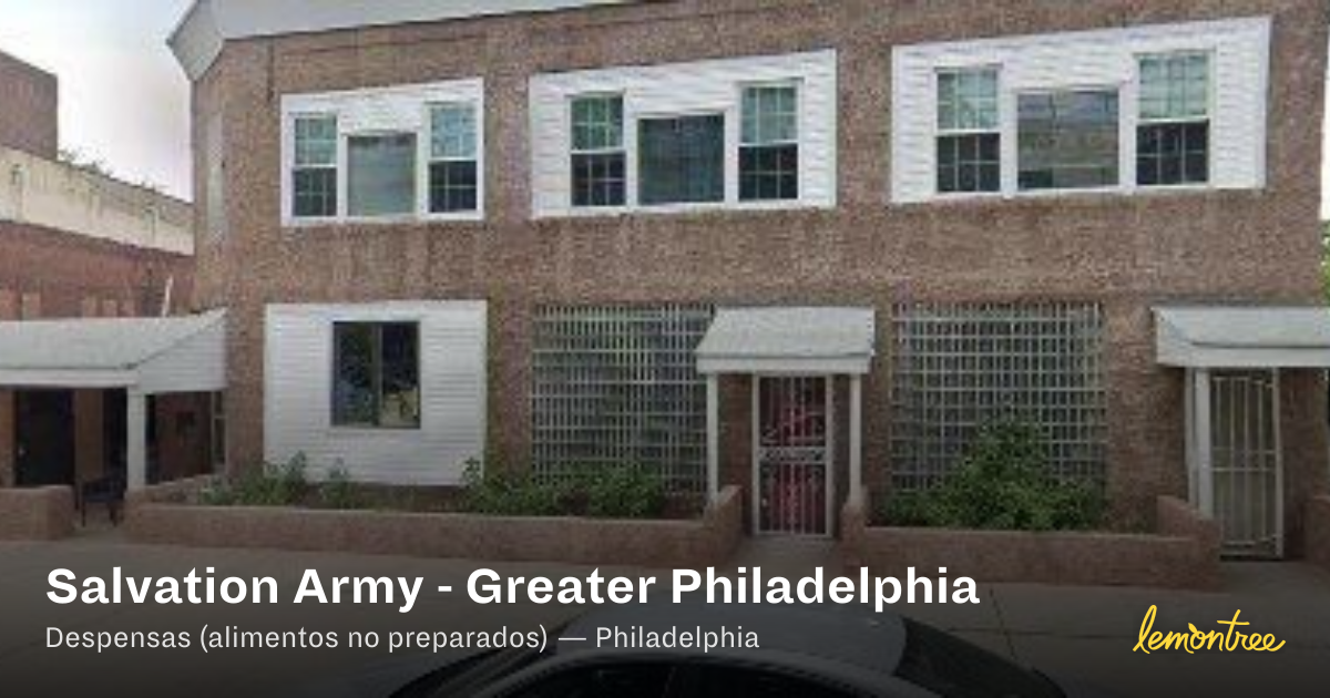 Salvation Army - Greater Philadelphia — Lemontree