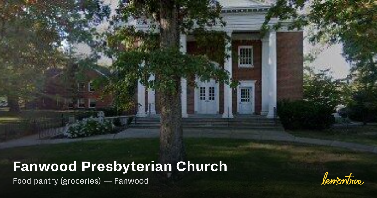 Fanwood Presbyterian Church — Lemontree