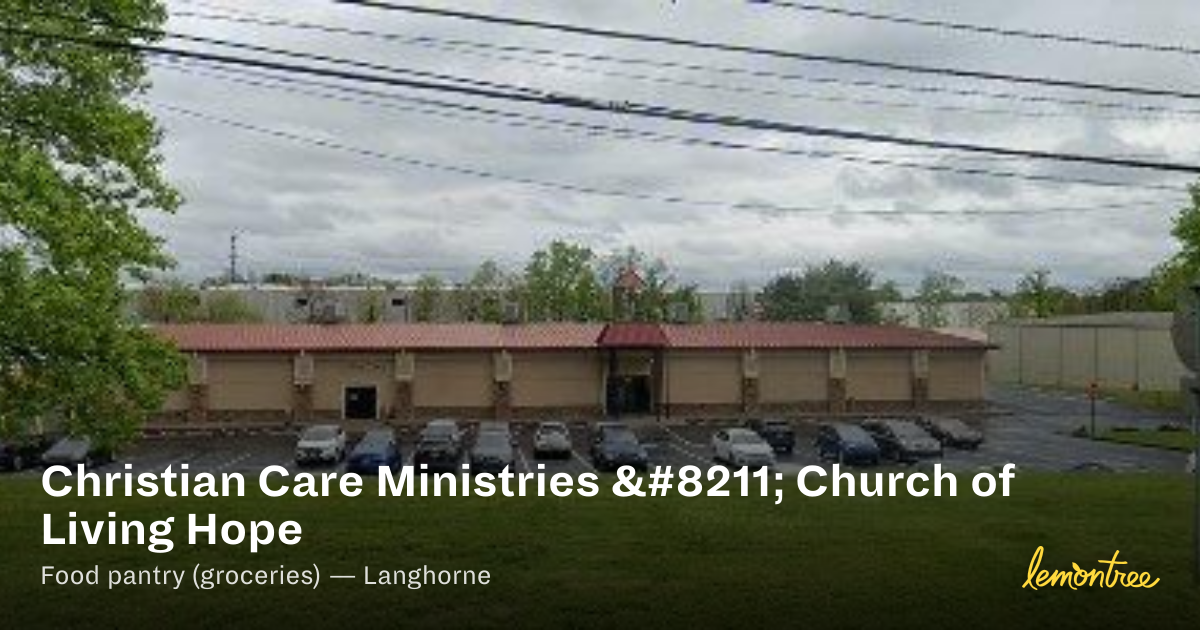 Christian Care Ministries – Church of Living Hope — Lemontree