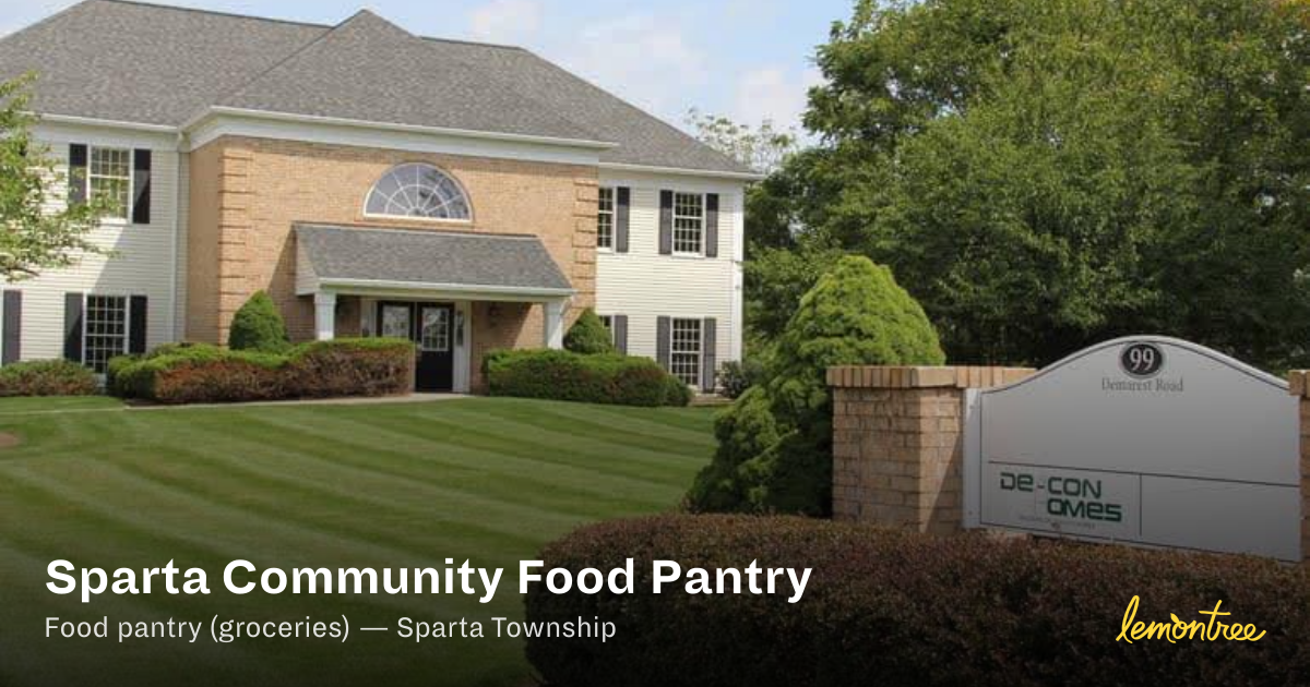 Sparta Community Food Pantry — Lemontree
