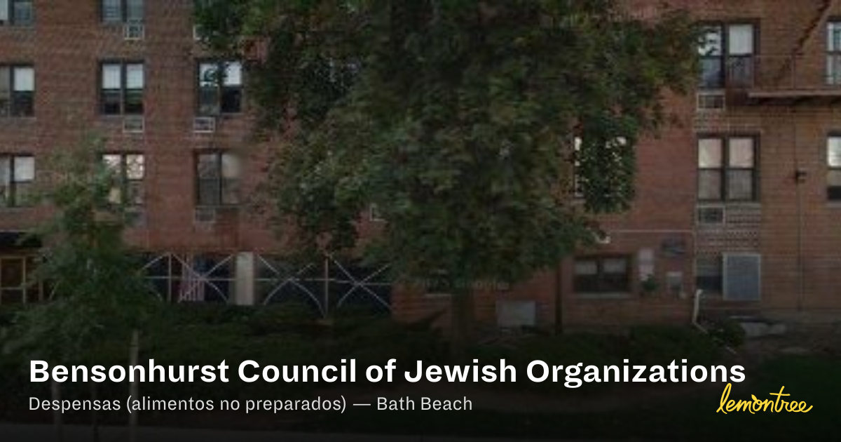 Bensonhurst Council of Jewish Organizations — Lemontree
