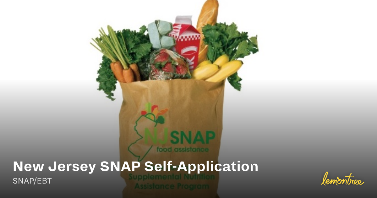 New Jersey SNAP Self-Application — Lemontree