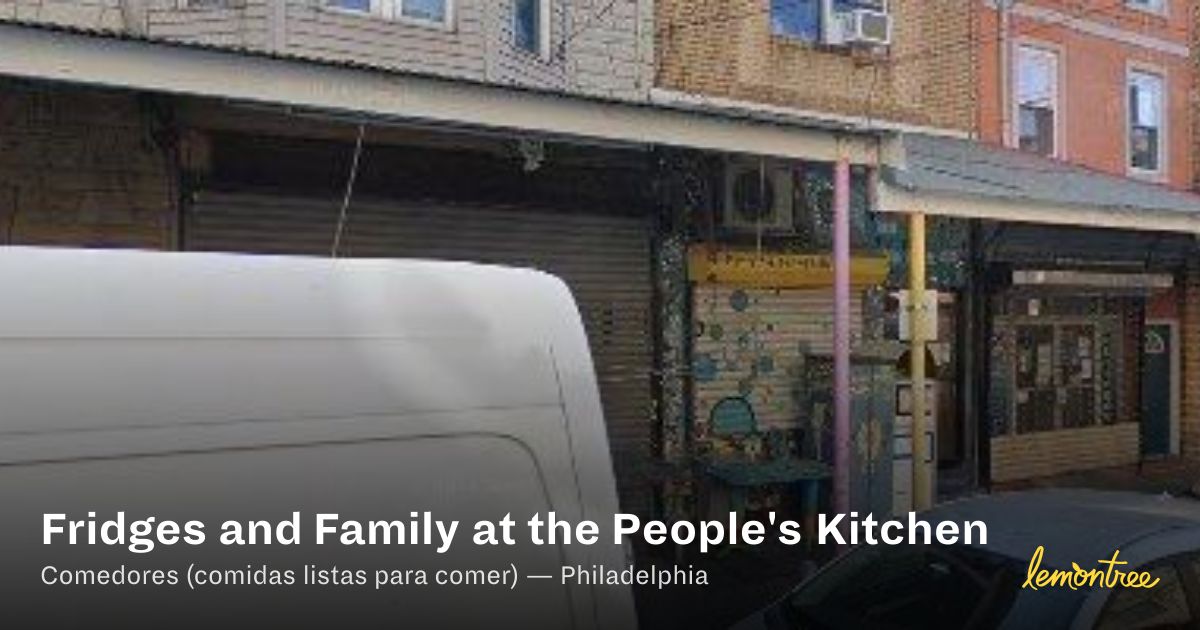 Fridges and Family at the People's Kitchen — Lemontree