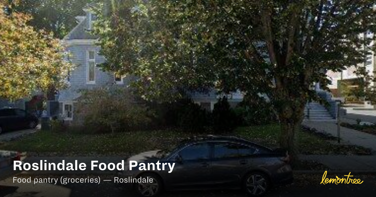 Roslindale Food Pantry — Lemontree