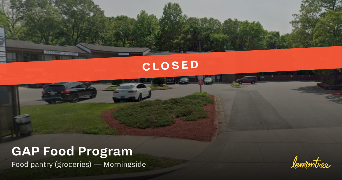 [Closed] GAP Food Program — Lemontree