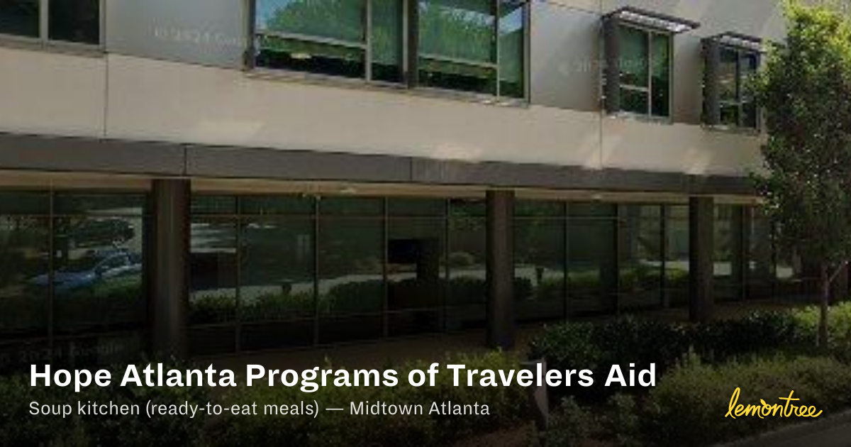 Hope Atlanta Programs of Travelers Aid — Lemontree