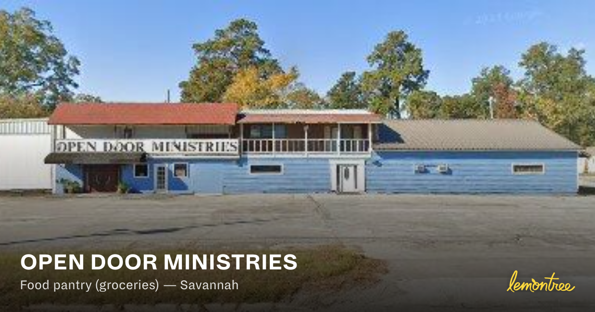 OPEN DOOR MINISTRIES — Lemontree
