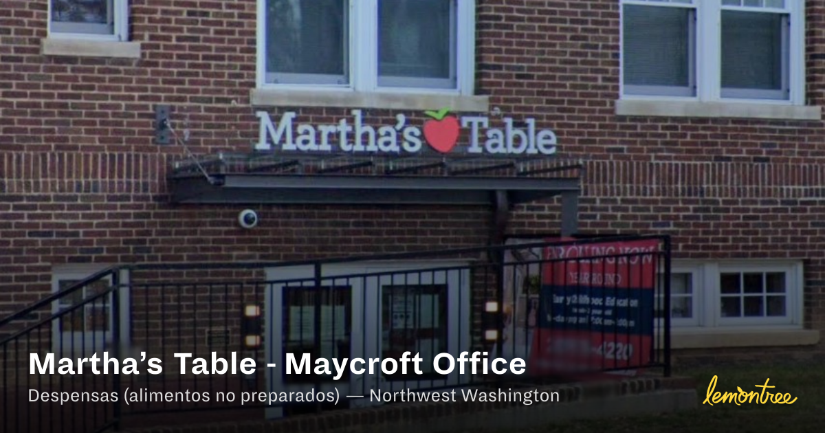 Martha’s Table - Maycroft Office — Lemontree