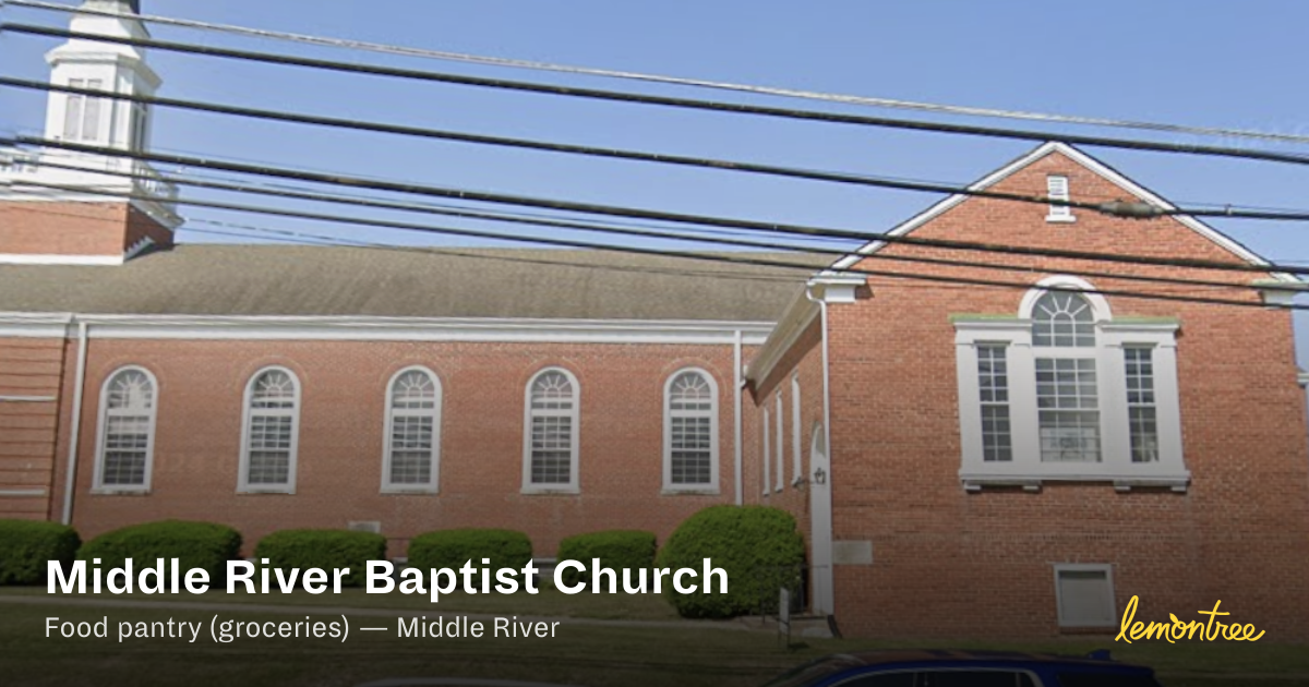 Middle River Baptist Church — Lemontree