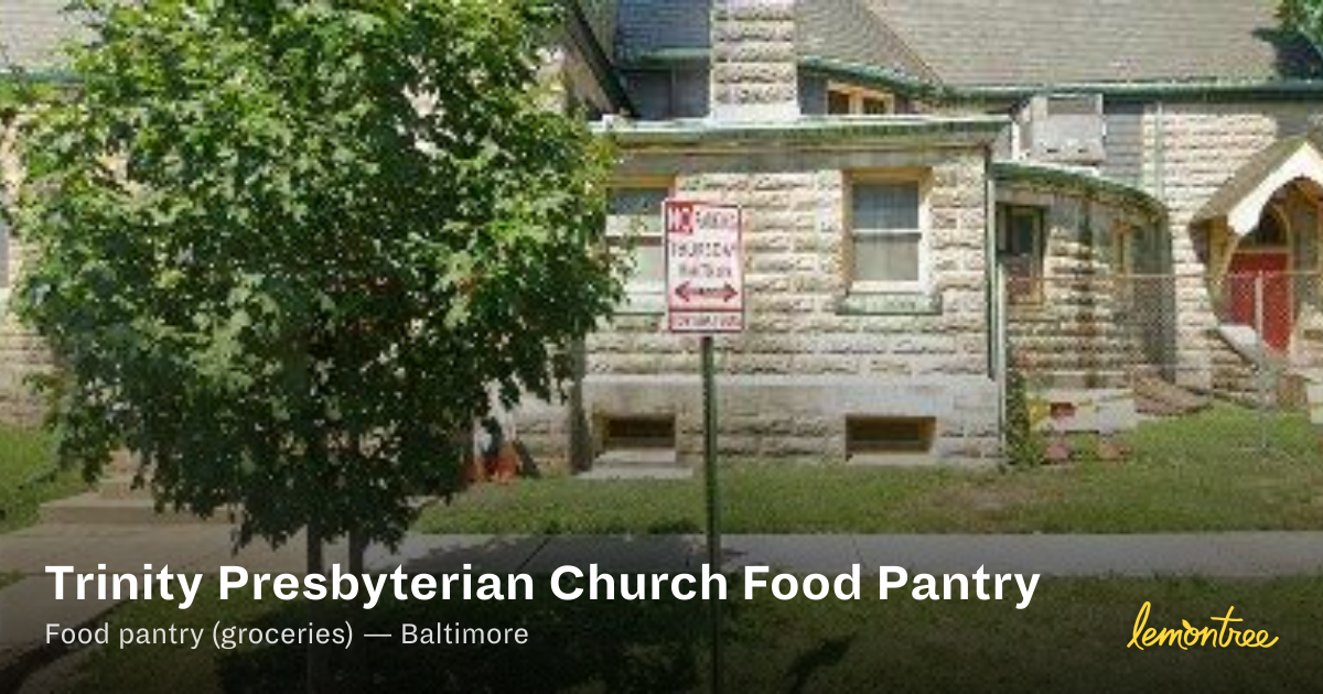Trinity Presbyterian Church Food Pantry — Lemontree