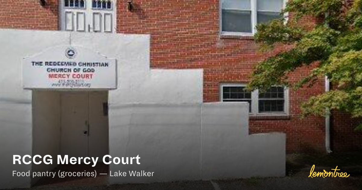 RCCG Mercy Court — Lemontree