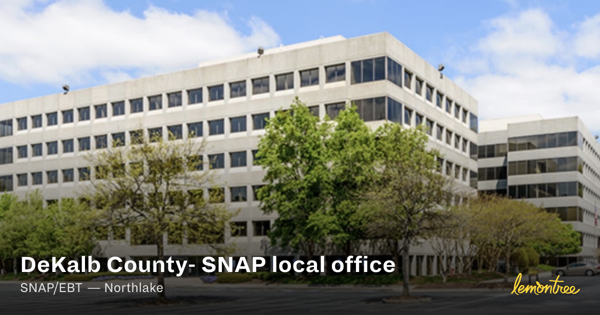 DeKalb County- SNAP local office — Lemontree