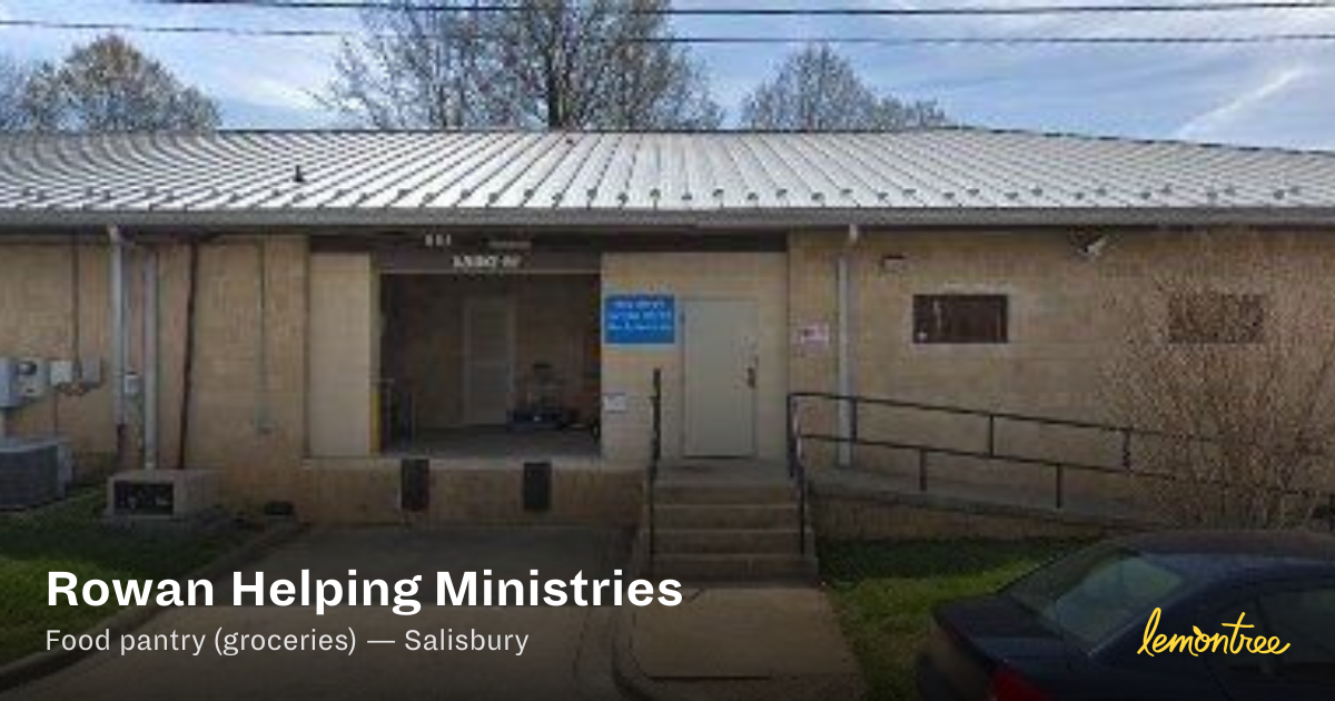 Rowan Helping Ministries — Lemontree