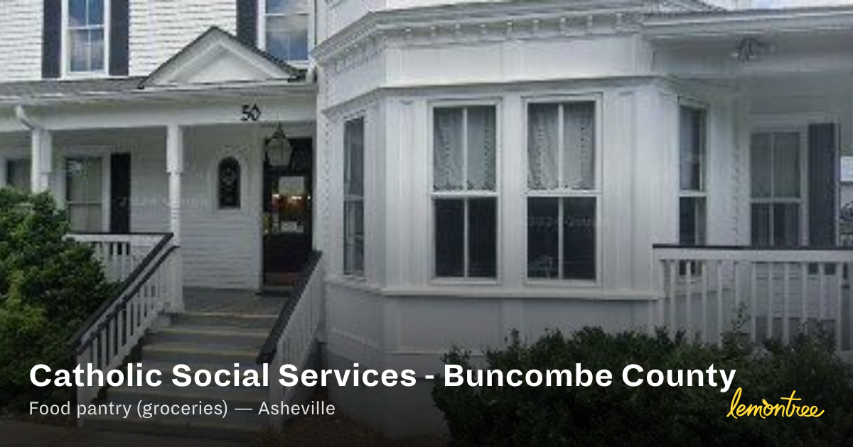 Catholic Social Services - Buncombe County — Lemontree