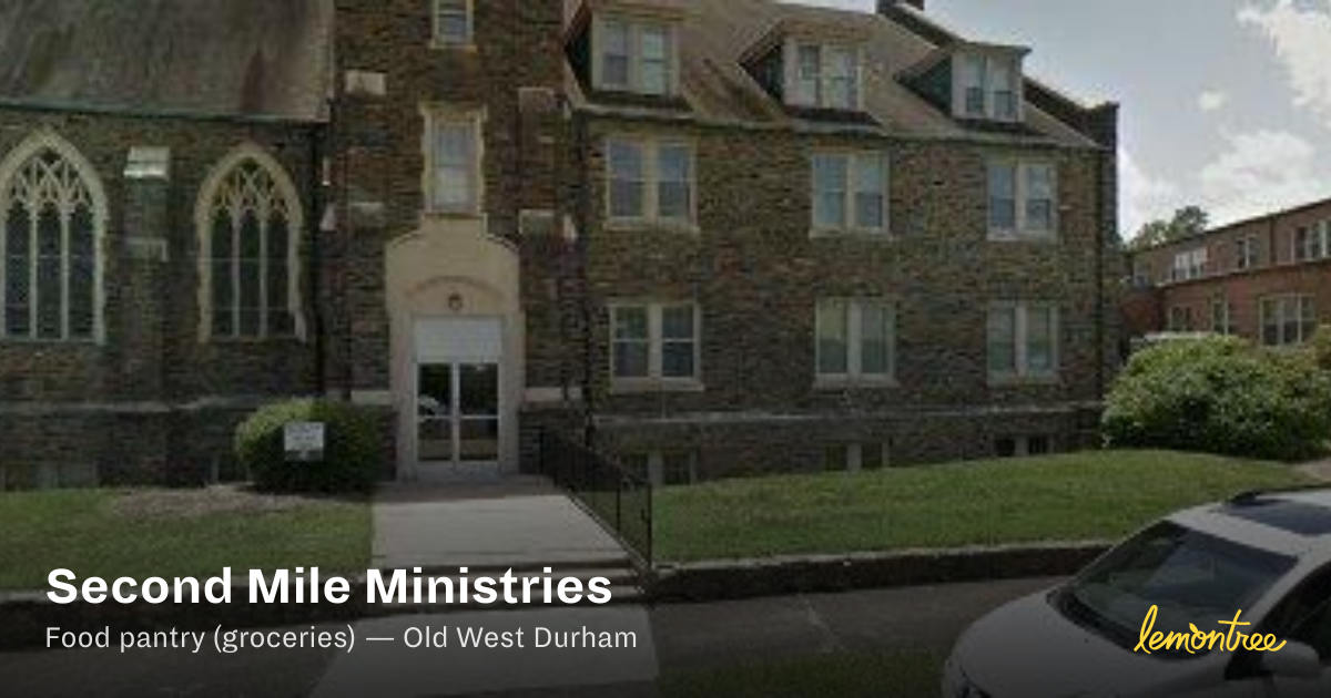 Second Mile Ministries — Lemontree
