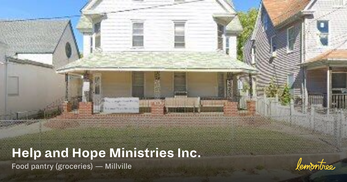 Help and Hope Ministries Inc. — Lemontree