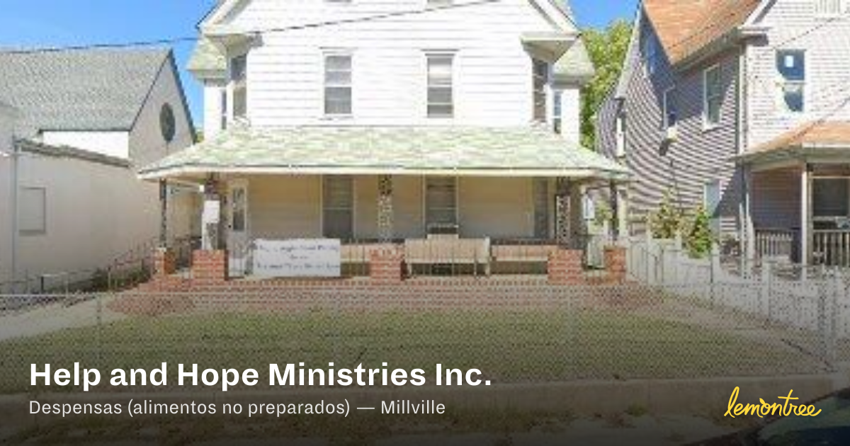 Help and Hope Ministries Inc. — Lemontree