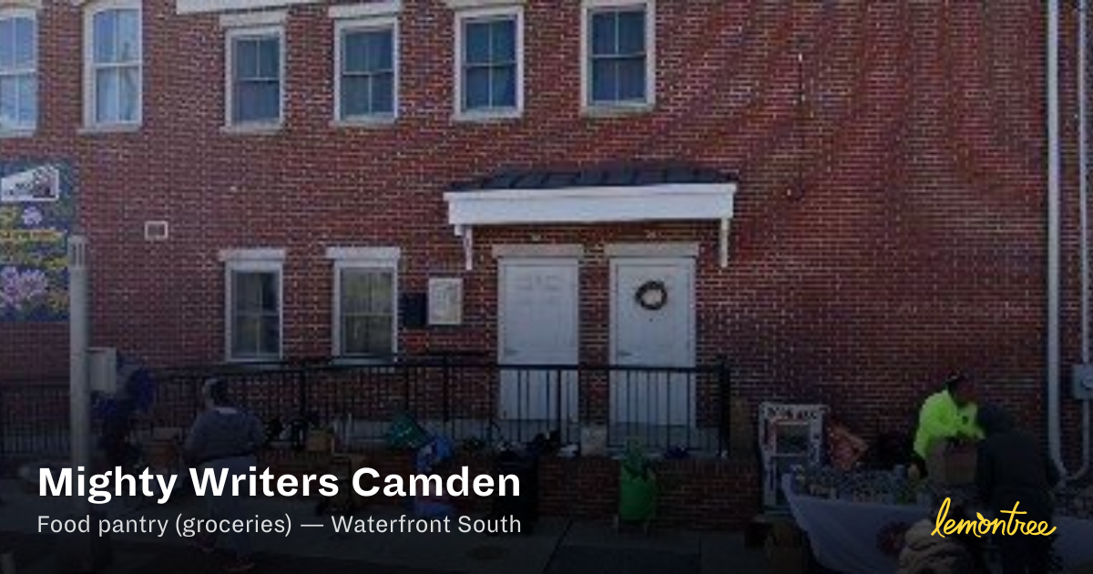 Mighty Writers Camden — Lemontree