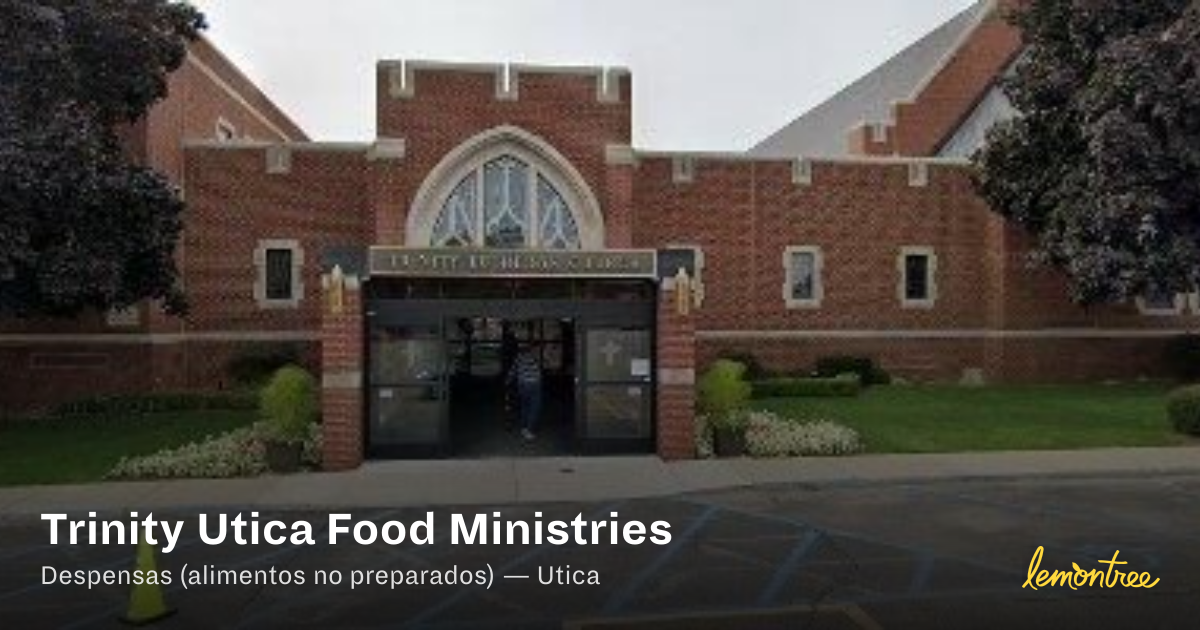Trinity Utica Food Ministries — Lemontree