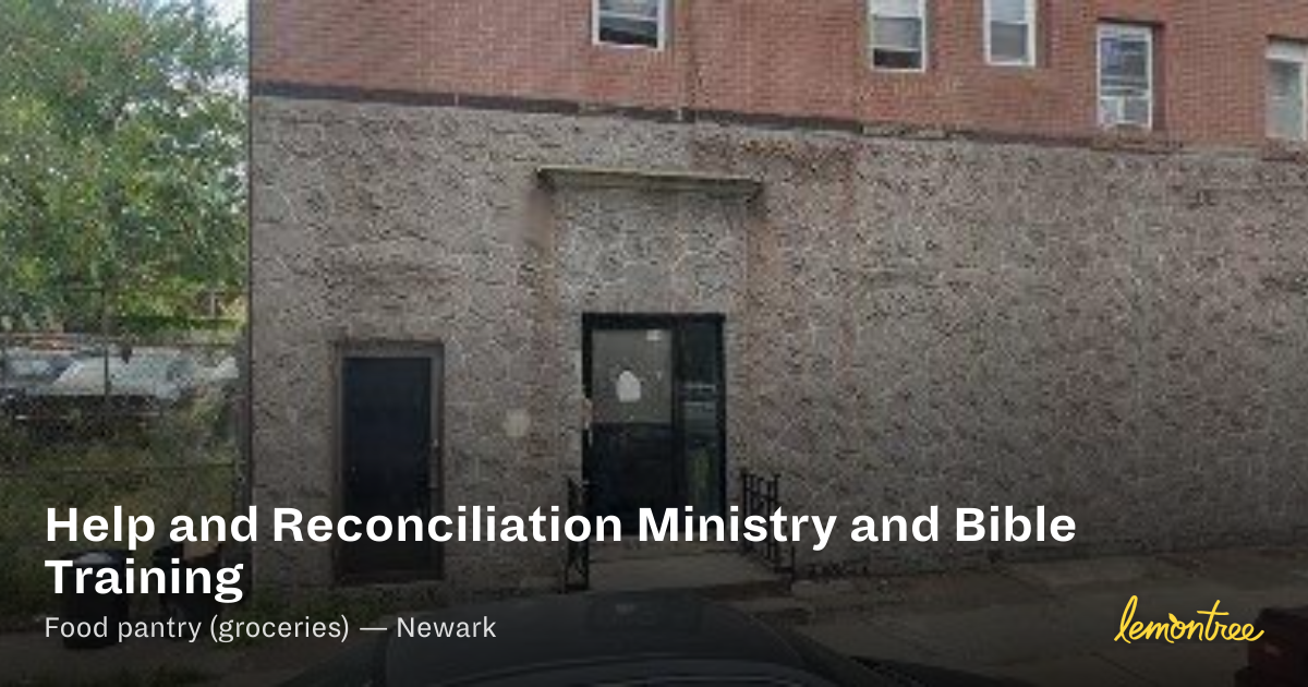 Help and Reconciliation Ministry and Bible Training — Lemontree