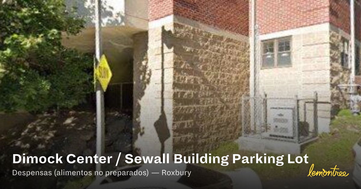Dimock Center / Sewall Building Parking Lot — Lemontree