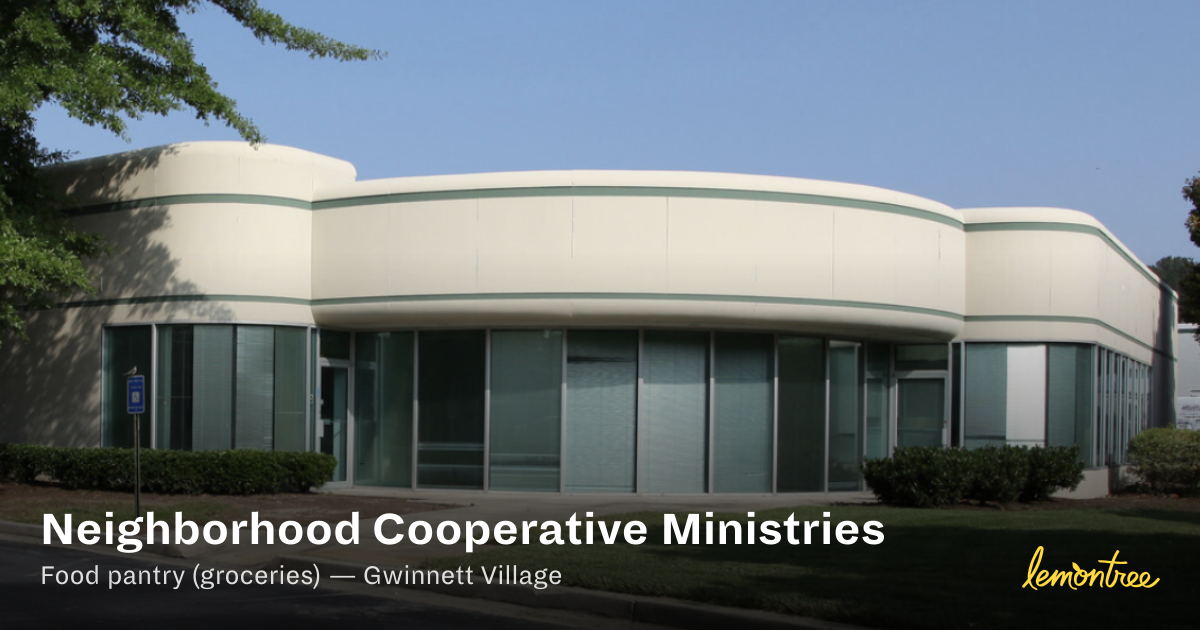 Neighborhood Cooperative Ministries — Lemontree