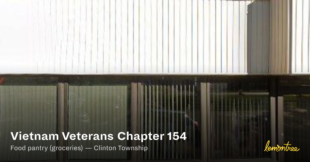 Vietnam Veterans Chapter 154 — Lemontree