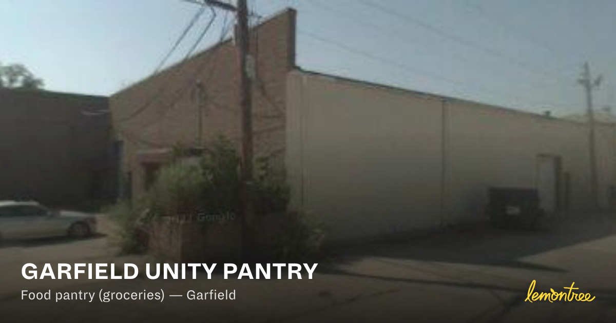 GARFIELD UNITY PANTRY — Lemontree