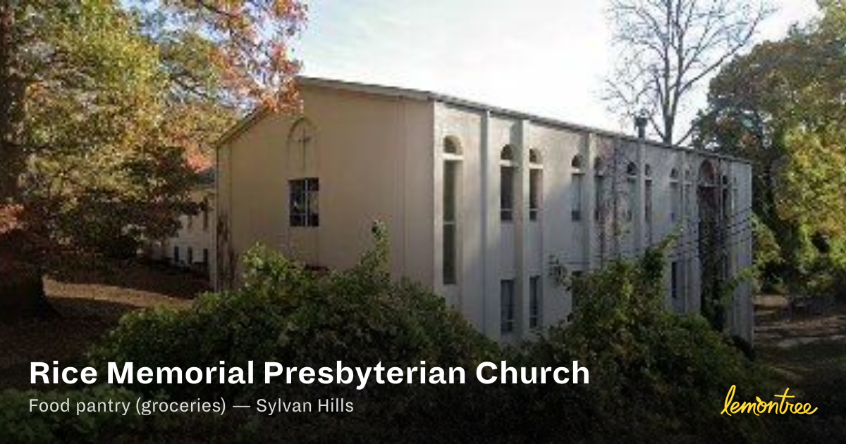 Rice Memorial Presbyterian Church — Lemontree