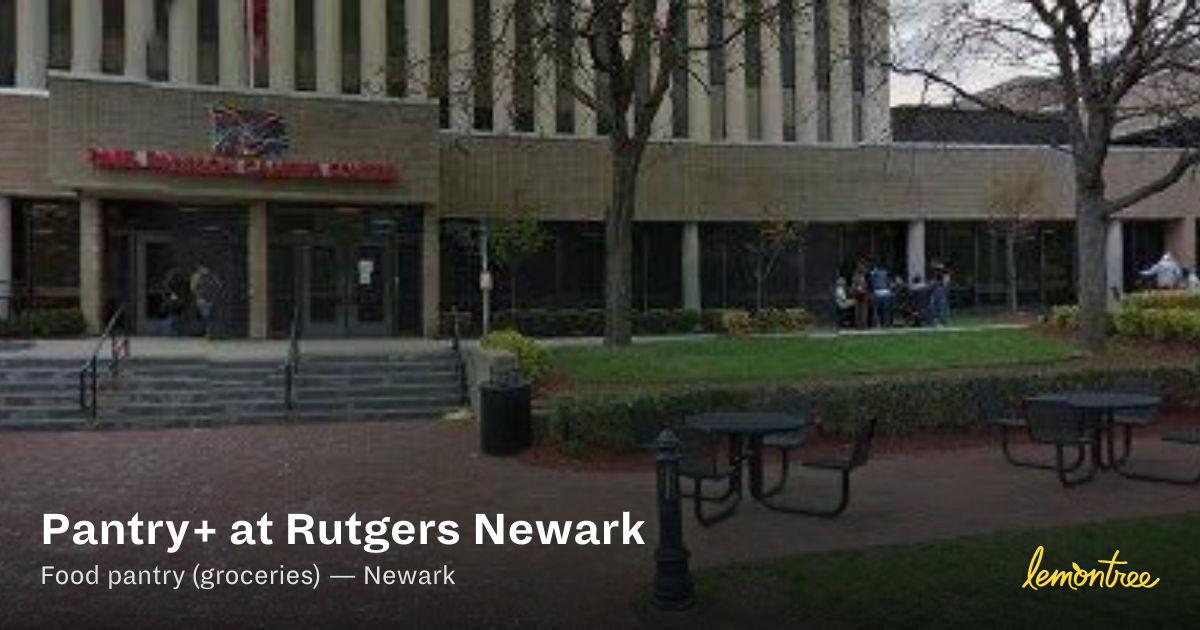 Pantry+ at Rutgers Newark — Lemontree