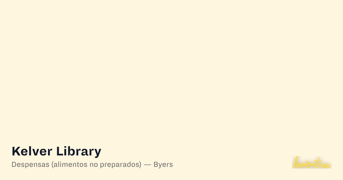 Kelver Library — Lemontree