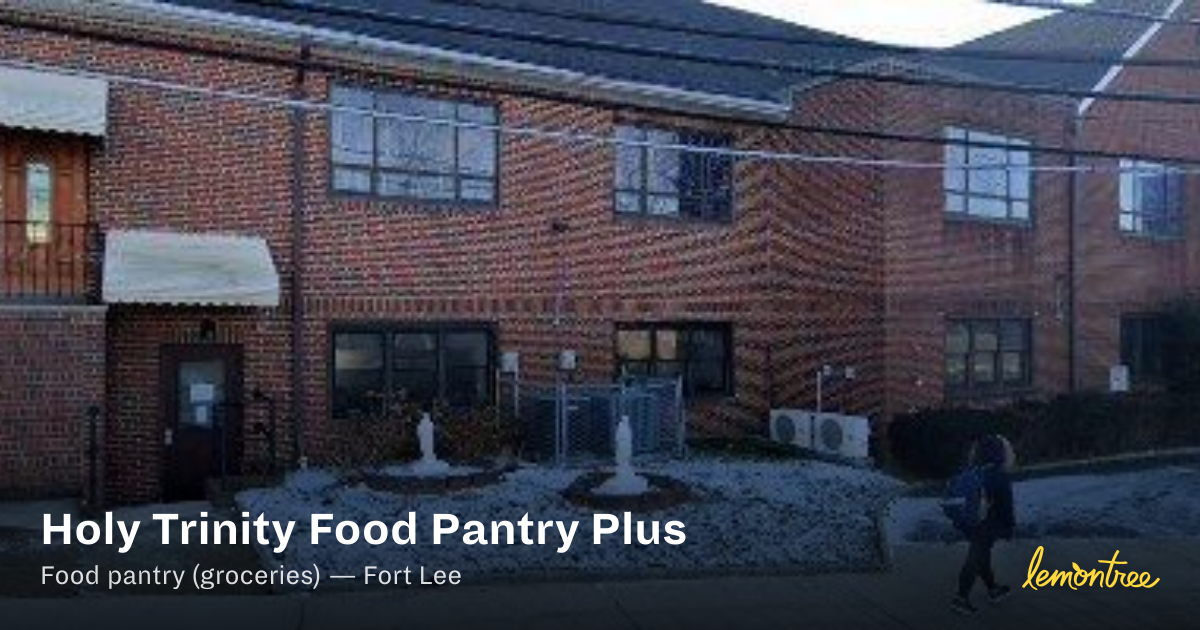Holy Trinity Food Pantry Plus — Lemontree