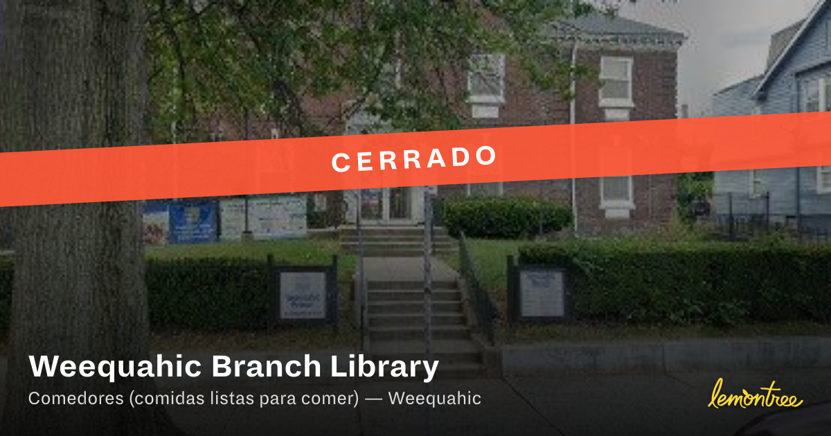 [Cerrado] Weequahic Branch Library — Lemontree