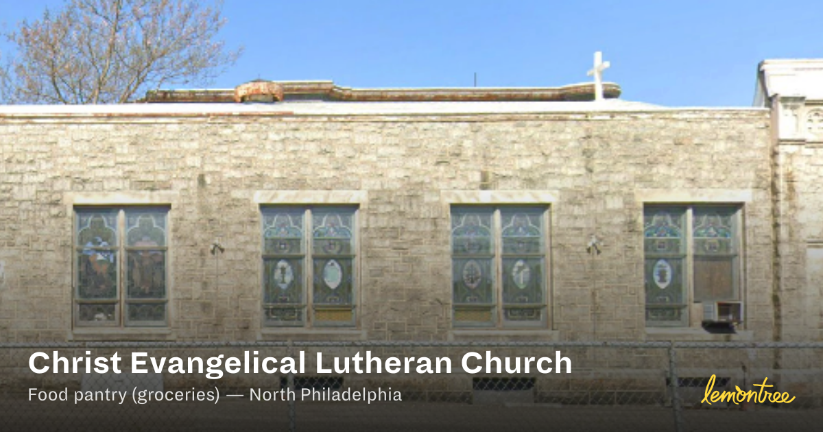 Christ Evangelical Lutheran Church — Lemontree