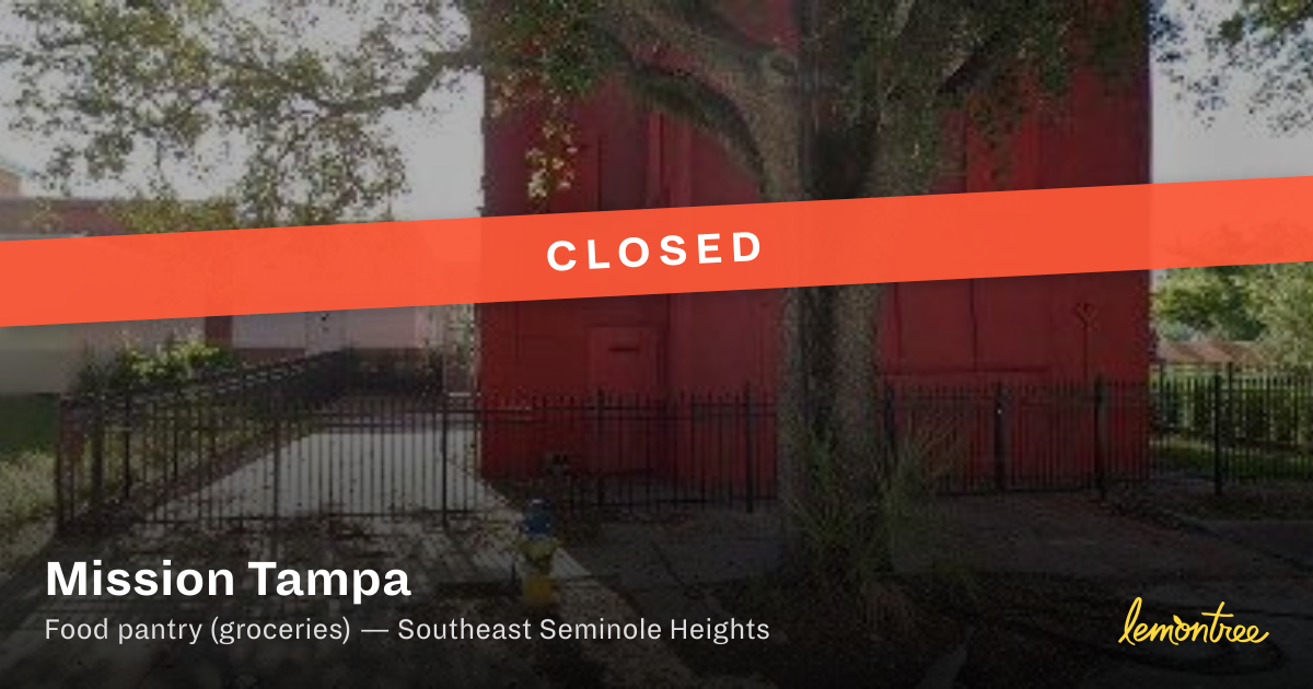 [Closed] Mission Tampa — Lemontree