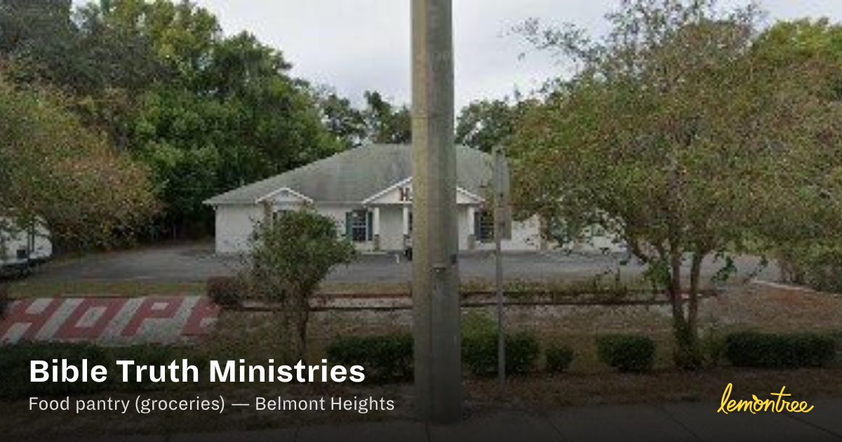Bible Truth Ministries — Lemontree