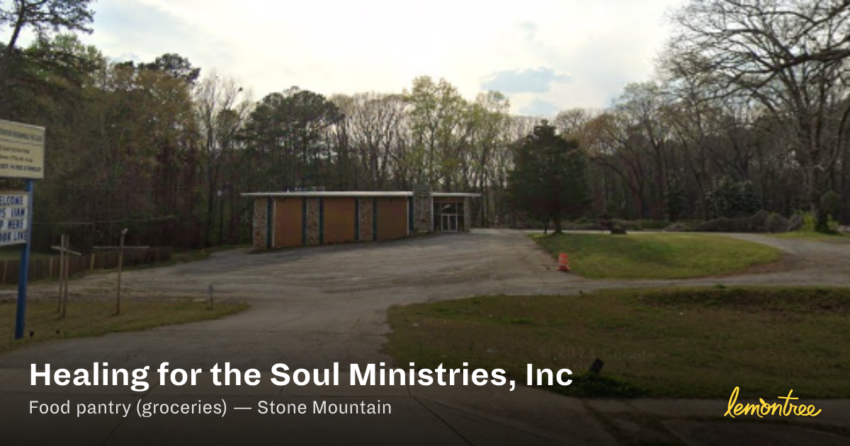 Healing for the Soul Ministries, Inc — Lemontree