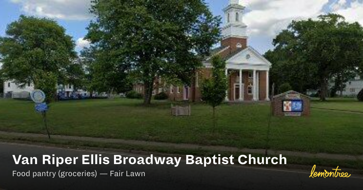 Van Riper Ellis Broadway Baptist Church — Lemontree
