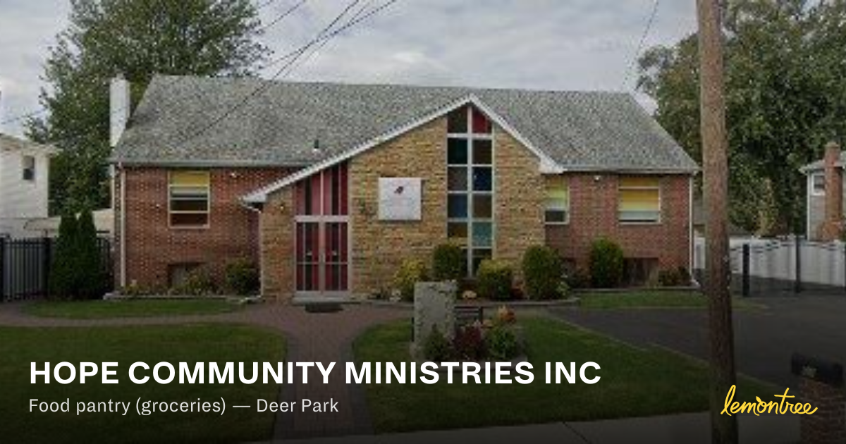 HOPE COMMUNITY MINISTRIES INC — Lemontree