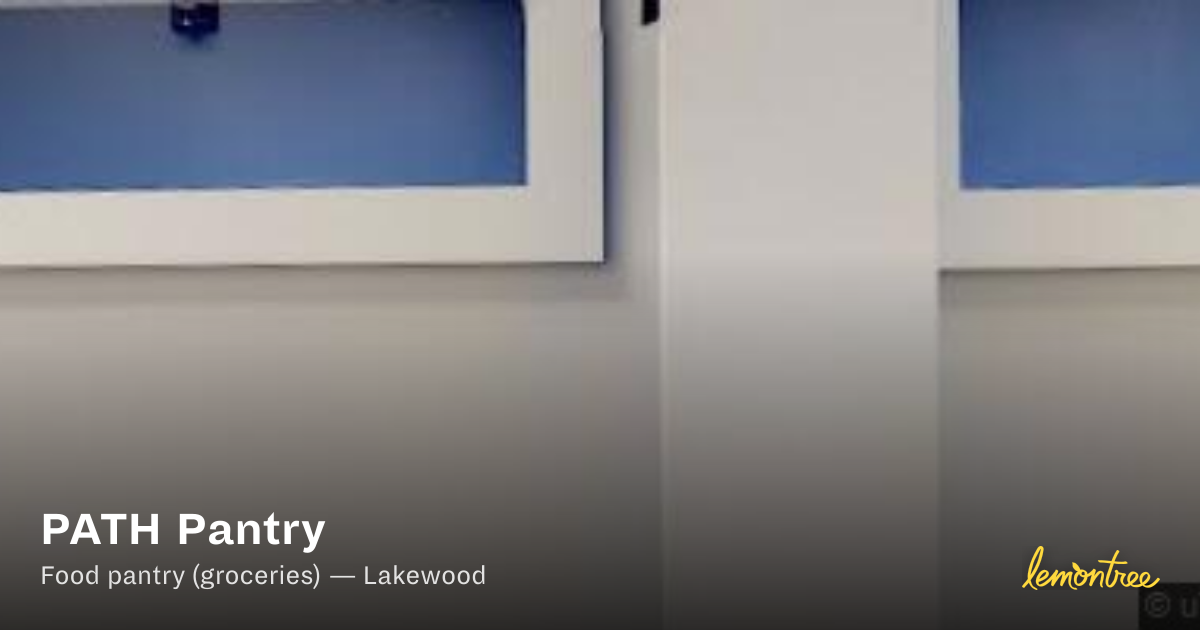 PATH Pantry — Lemontree
