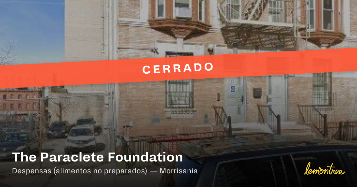 [Cerrado] The Paraclete Foundation — Lemontree