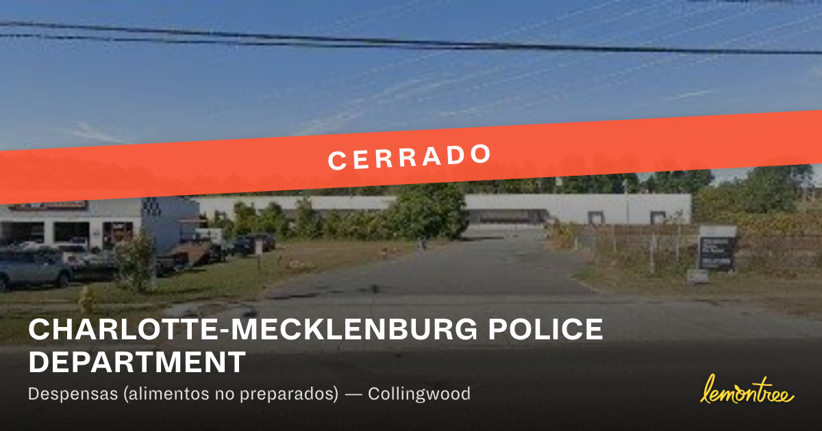 [Cerrado] CHARLOTTE-MECKLENBURG POLICE DEPARTMENT — Lemontree