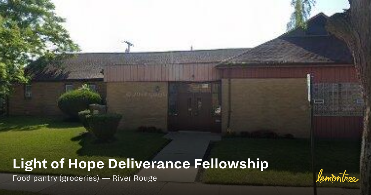 Light of Hope Deliverance Fellowship — Lemontree
