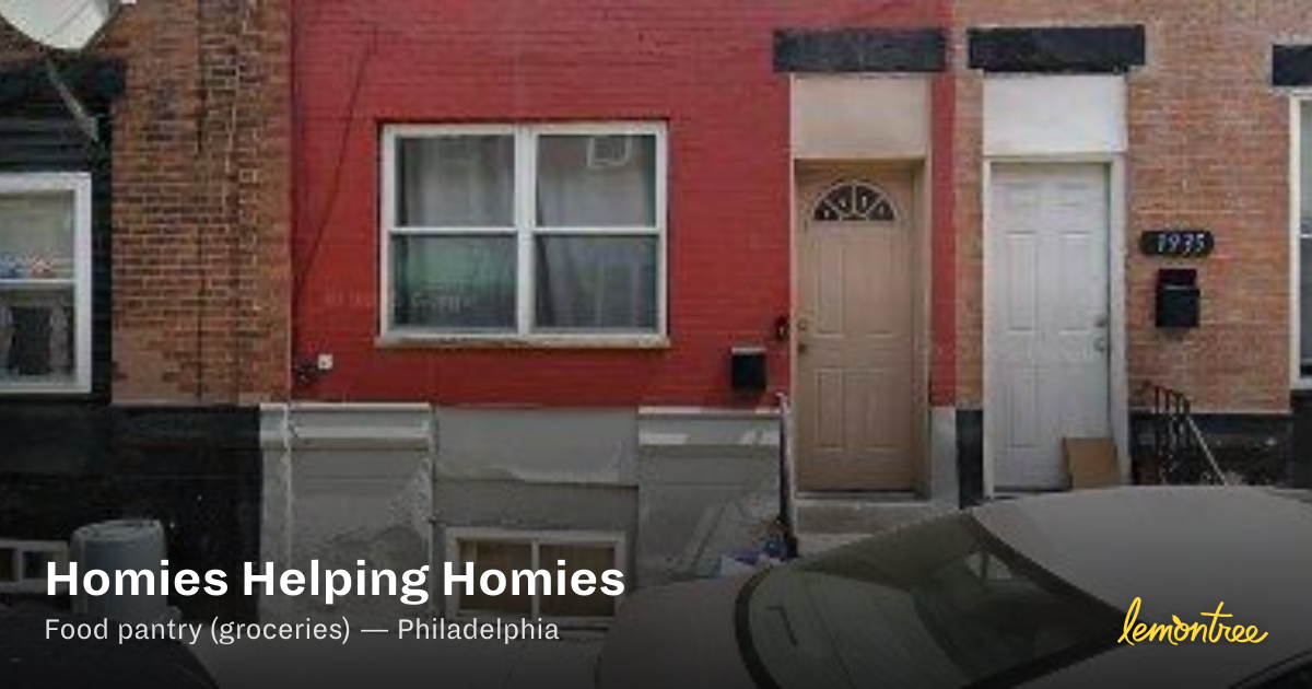 Homies Helping Homies — Lemontree