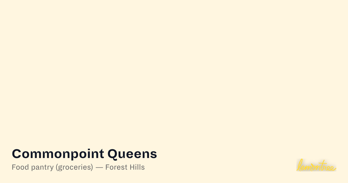 Commonpoint Queens — Lemontree