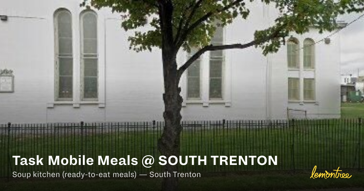 Task Mobile Meals @ SOUTH TRENTON — Lemontree